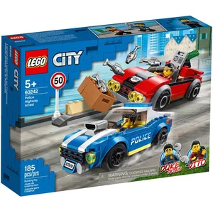 Lego Lego City - La Course-Poursuite Sur L'autoroute - 60242 pas cher
