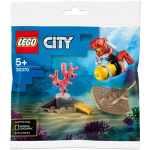 Lego Lego City - Le Plongeur Océanique (Polybag) - 30370 pas cher