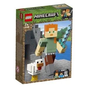 Lego Lego Minecraft - Bigfigurine Minecraft Alex Et Son Poulet - 21149 pas cher