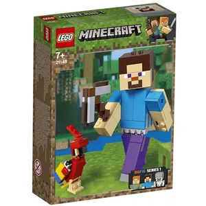 LEGO® Minecraft 21148 Steve Minecraft BigFig avec perroquet pas cher