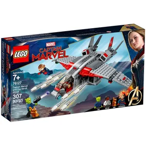 Lego Lego Marvel - Captain Marvel Et L'attaque Du Skrull - 76127 pas cher
