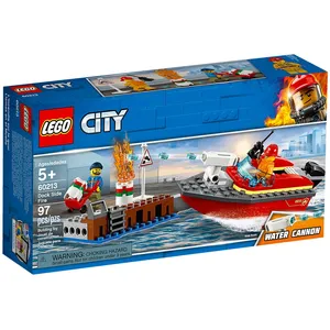 LEGO® City Action 60213 L'incendie sur le quai pas cher