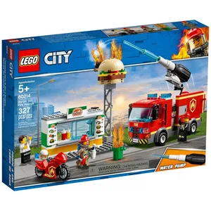 Lego City 60214 L'intervention des pompiers au restaurant de hamburgers pas cher