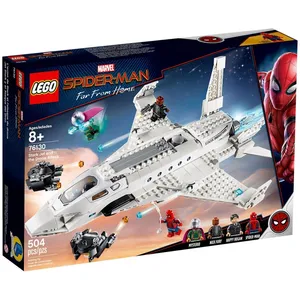 LEGO Marvel Jouet L'attaque de Spider Man avec le jet de Stark (76130) pas cher
