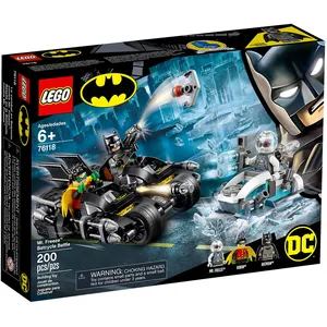 Comparateur de prix : LEGO® DC Comics Super Heroes 76118 Mr. Freeze  contre le Batcycle