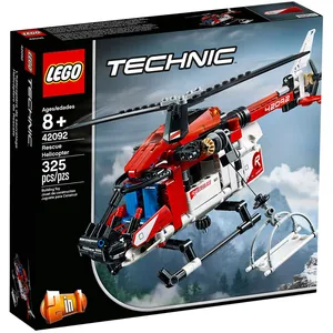 Comparateur de prix : LEGO® Technic 42092 L’hélicoptère de secours - Jeu de construction