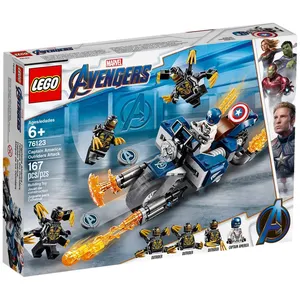 LEGO® Marvel Avengers 76123 Captain America et l’attaque des Outriders pas cher
