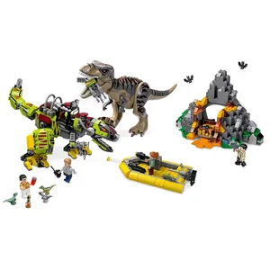LEGO® Jurassic World 75938 La bataille du T.rex contre le Dino-Mech pas cher