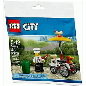 Jeu LEGO® City 30356 (Polybag) - Le stand de hot-dog pas cher