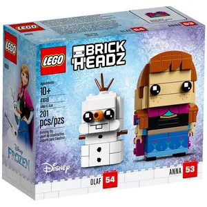 Lego BrickHeadz Anna et Olaf (41618) Disney Princess La Reine des Neiges pas cher