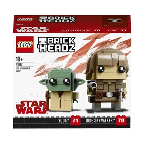 LEGO® BrickHeadz Star Wars 41627 Luke Skywalker & Yoda pas cher