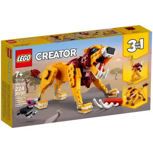 LEGO® Creator 3 en 1 31112 Le lion sauvage pas cher