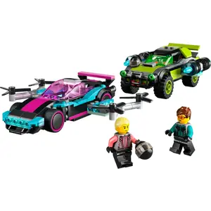 LEGO City Les voitures de course modifiées 60396 pas cher