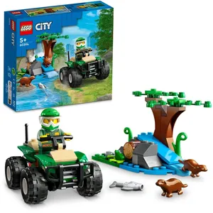 Lego City - Le Tout-Terrain Et La Tanière De La Loutre - 60394 pas cher