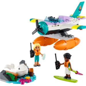 LEGO Friends: Sea Rescue Plane Toy with Whale Figure (41752) pas cher