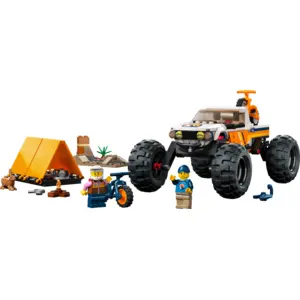 LEGO® City 60387 Les aventures du 4 x 4 tout-terrain pas cher