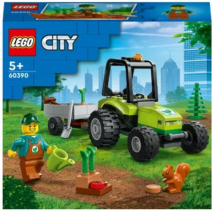 LEGO® City 60390 Le Tracteur Forestier, Jouet Remorque, Véhicule Agricole, Figurines Animaux pas cher