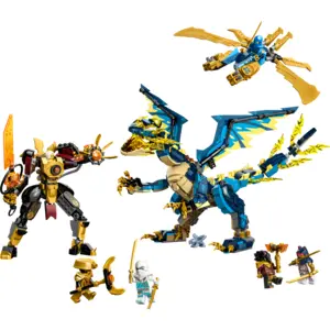 LEGO 71796 Ninjago Le dragon élémentaire vs le robot de l'impératrice pas cher