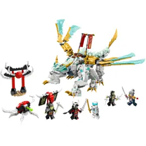 Lego Ninjago La Créature Dragon De Glace De Zane 71786 Lego - La Boîte pas cher