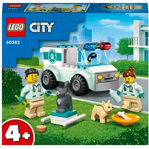 Lego Lego City - L'intervention Du Véhicule Vétérinaire - 60382 pas cher