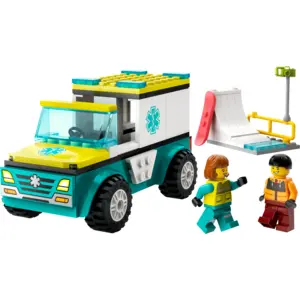 Comparateur de prix : LEGO® City 60403 L'ambulance de secours et le snowboardeur