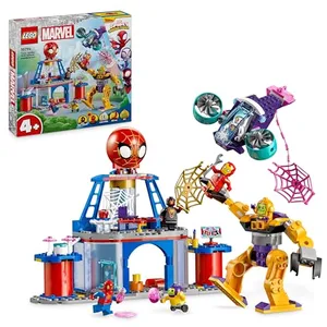 LEGO 4+ Team Spidey Web Spinner Headquarters Super Hero Toy Set 10794
