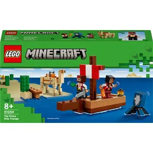 Comparateur de prix : LEGO® Minecraft® 21259 Le voyage du bateau pirate