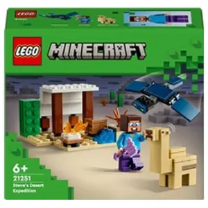 Comparateur de prix : LEGO® Minecraft® 21251 L’expédition de Steve dans le désert