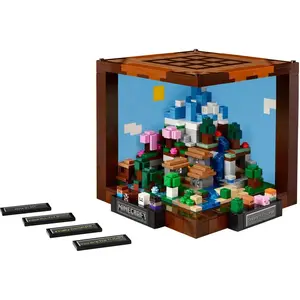 Comparateur de prix : Jeux de construction Lego L Etabli Minecr Marron 26,2x38,2x9,4 cm A2403608
