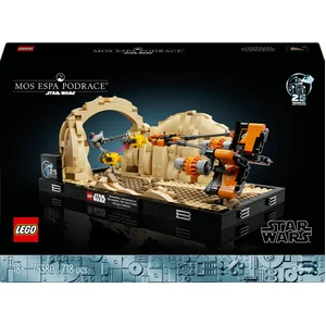 Comparateur de prix : LEGO® Star Wars 75380 Diorama de la course de podracers de Mos Espa