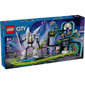 LEGO® City 60421 Le parc d’attractions de Robot World pas cher