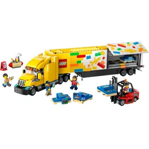 LEGO City Le camion de livraison jaune 60440 pas cher