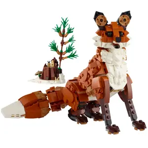 LEGO Creator 3-en-1 Les animaux de la forêt: Le renard roux 31154 pas cher