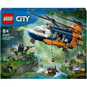Lego Jeu De Construction Jungle Explorers: Helicopter At Base Camp pas cher