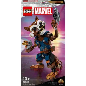 LEGO Marvel - Rocket et Bébé Groot - 76282 pas cher