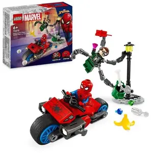 Poursuite en moto Lego Marvel : Spider-man contre Dr Octopus pas cher