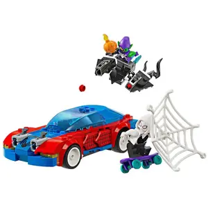 Comparateur de prix : LEGO La voiture de course de Spider-Man contre le Bouffon Vert venomisé