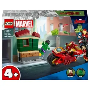 Comparateur de prix : LEGO® 76287 - Iron Man avec une moto et Hulk - LEGO® Marvel Super Heroes 