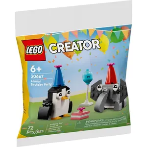 Lego Lego Creator - La Fête D'anniversaire Des Animaux (Polybag) - 30667 pas cher