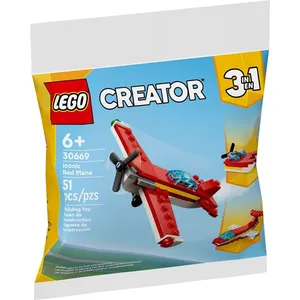 Comparateur de prix : Lego Creator - L'avion Rouge Iconique (Polybag) - 30669