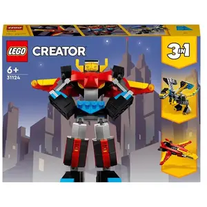 Comparateur de prix : LEGO® Creator 31124 Le Super Robot, Jouet 3 en 1 Robot Dragon Avion