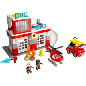 Comparateur de prix : LEGO® DUPLO® 10970 La caserne et l’hélicoptère des pompiers