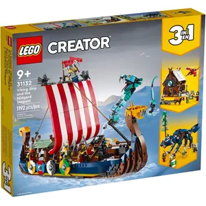 Lego Lego Creator - Le Bateau Viking Et Le Serpent De Midgard - 31132 pas cher