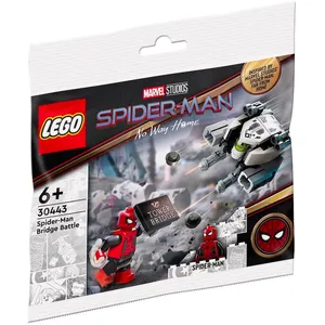 LEGO MARVEL SUPER HEROES 30443 SAC EN PLASTIQUE MOTIF SPIDER-MAN BRIDG pas cher