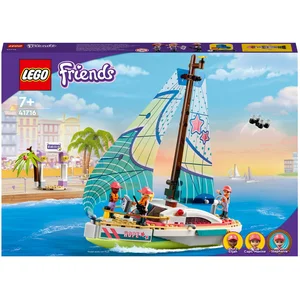 Comparateur de prix : LEGO Friends 41716 L’Aventure en Mer de Stéphanie, Jouet de Bateau avec Mini-Poupées