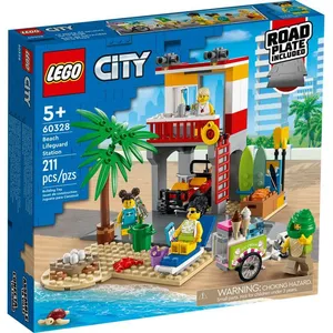 Lego Lego City - Le Poste De Secours Sur La Plage - 60328 pas cher