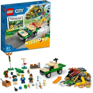 Lego Lego City - Missions De Sauvetage Des Animaux Sauvages - 60353 pas cher