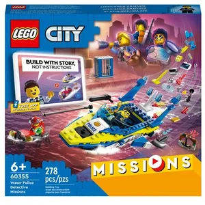 Lego Lego City - Missions Des Détectives De La Police Sur L'eau - 60355 pas cher
