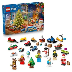 LEGO® City Advent Calendar 2025, Christmas Gift for Ages 5 and over 60... pas cher