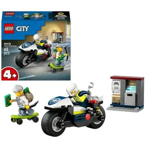 Comparateur de prix : LEGO City La course-poursuite en moto de police 60455